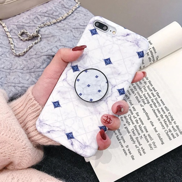 Accessories - NEW iPhone Max/XR/X/XS/7/8/Plus Marble W/ Holder